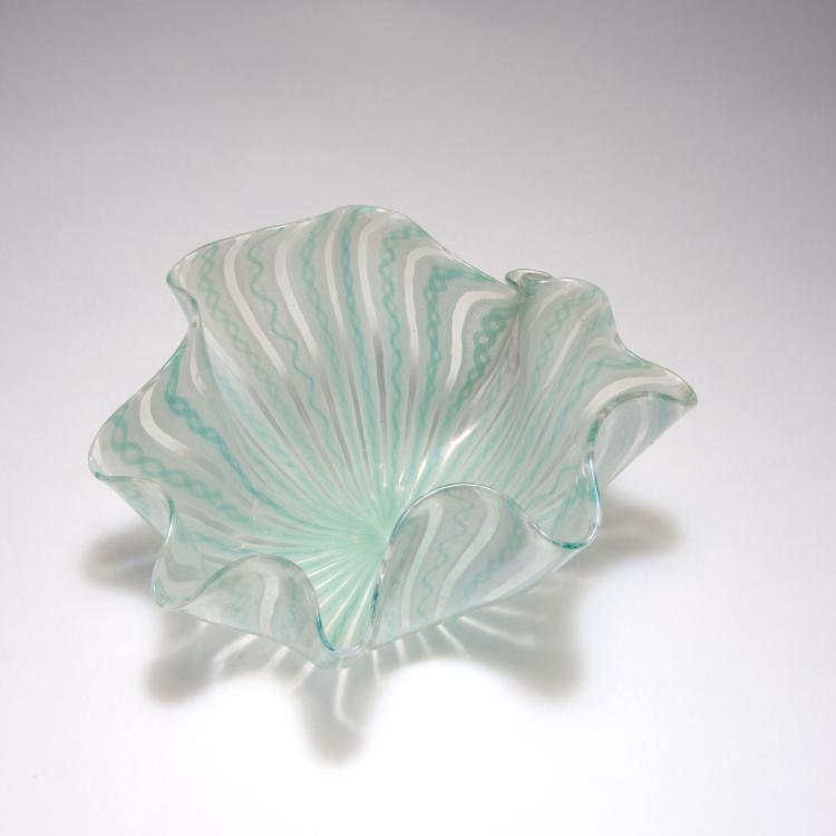 Bild 1 zu Objekt, 'Fazzoletto' vase, c1950, Fulvio Bianconi, Venini & C., Murano, 116B 102