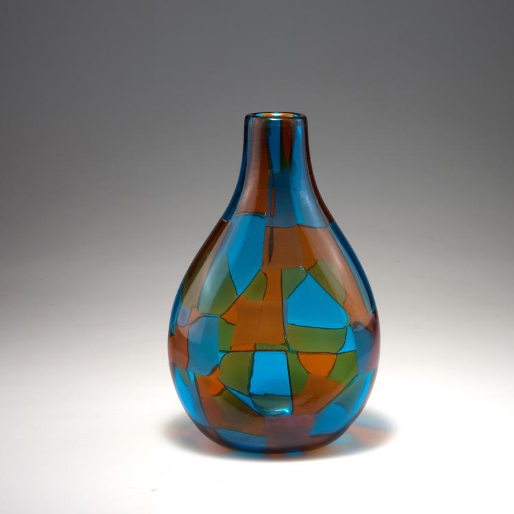 Bild 1 zu Objekt, 'Intarsio' vase, 1961-63, Ercole Barovier, Barovier & Toso, Murano, 116B 178