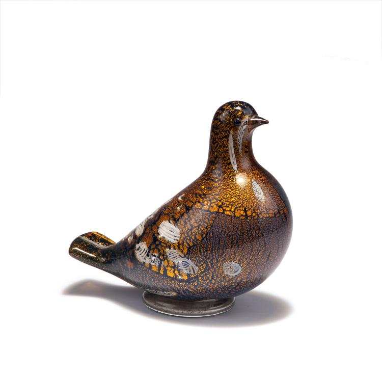 Hauptbild zu Objekt, 'Yokohama' dove, c1958, Aldo Nason, A.Ve.M., Murano, 116B 189
