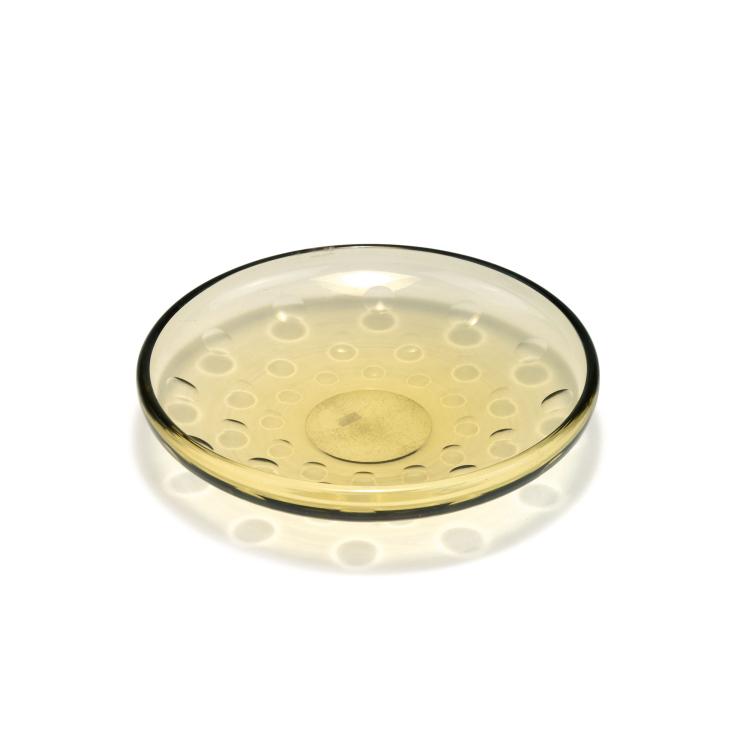 Hauptbild zu Objekt, Fruit bowl, c1937/38, Wilhelm Wagenfeld, Vereinigte Lausitzer Glaswerke, Wei&szlig;wasser, 116C 131