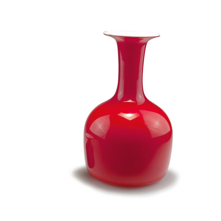 Hauptbild zu Objekt, Vase, c1969, Michael Bang, Holmegaard Glasvaerk, Kopenhagen, 116C 136
