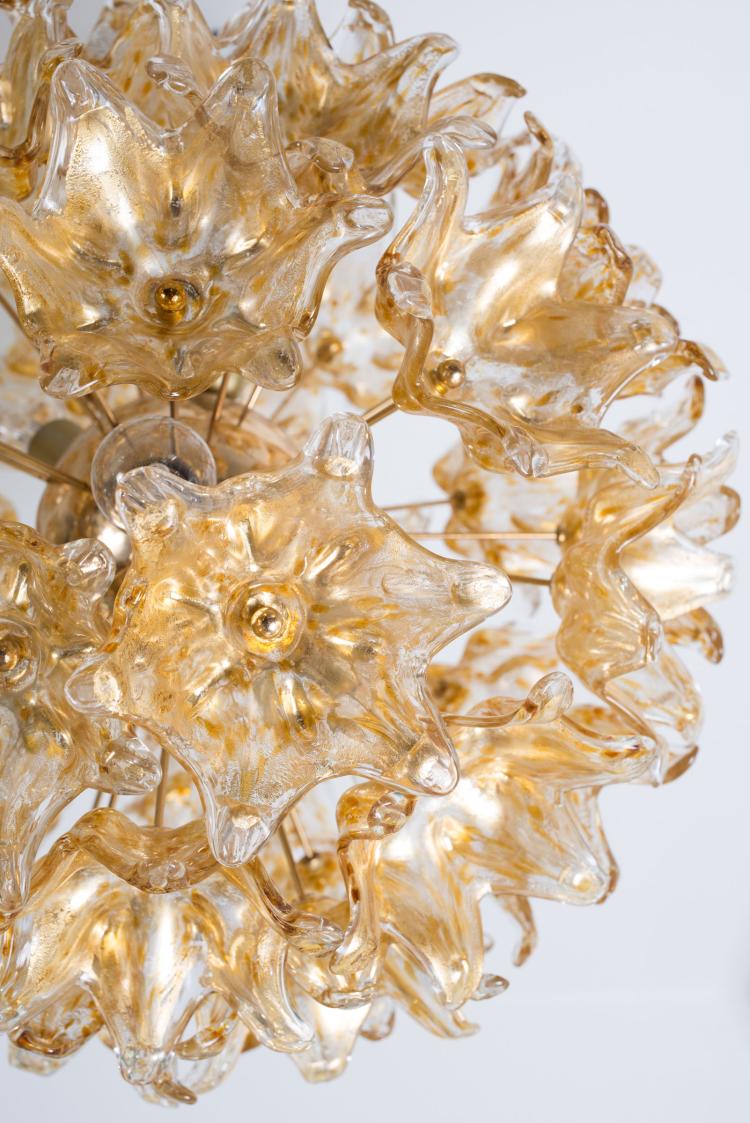 Bild 1 zu Objekt, Deckenleuchter, 1960er Jahre, VeArt, Murano (zugeschrieben), 116A 244