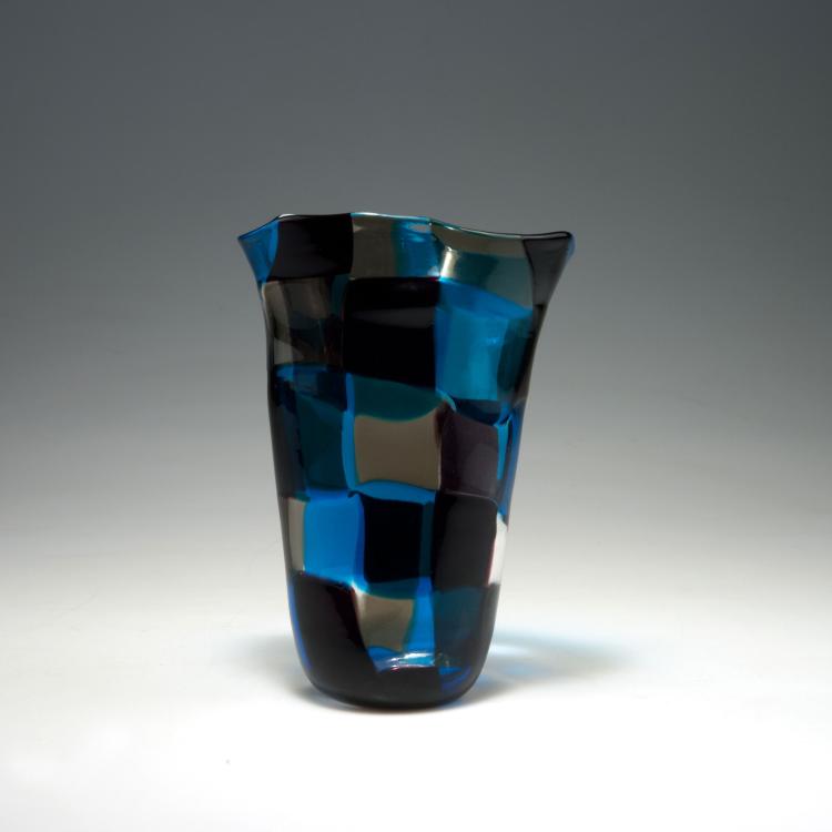 Bild 1 zu Objekt, 'Pezzato' vase, c1951, Fulvio Bianconi, Venini & C., Murano, 116B 116