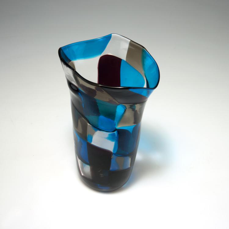 Bild 2 zu Objekt, 'Pezzato' vase, c1951, Fulvio Bianconi, Venini & C., Murano, 116B 116