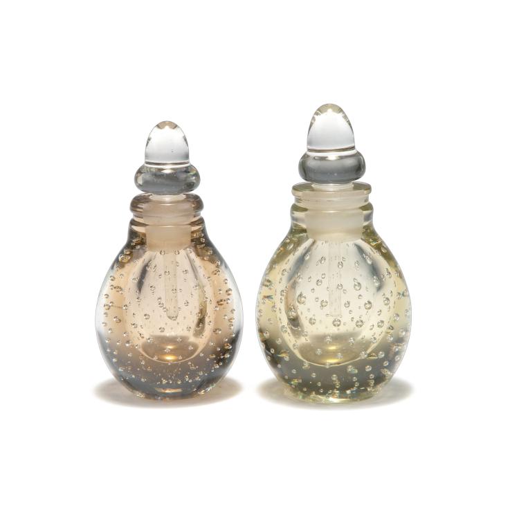 Hauptbild zu Objekt, Two 'A bolle' perfume bottles, 1935, Carlo Scarpa, Venini & C., Murano, 116B 78