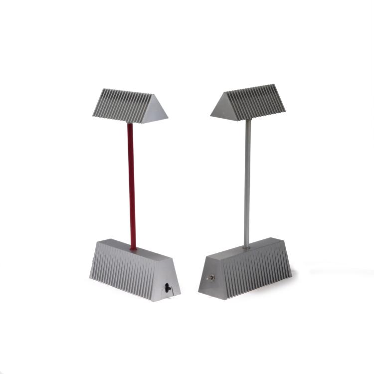 Hauptbild zu Objekt, Zwei Tischleuchten 'Scintilla', 1983, Piero Castiglioni, Fontana Arte, Mailand, 119C 231