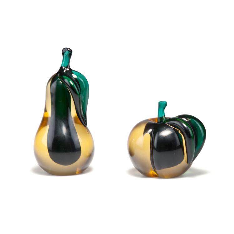Hauptbild zu Objekt, Apple and pear, c1960, Murano, 116B 206