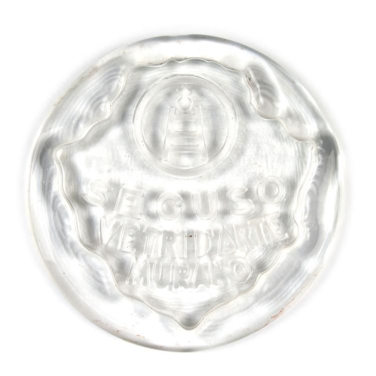 Hauptbild zu Objekt, Firmenemblem, 1950er Jahre, Seguso Vetri d'arte, Murano, 116B 219
