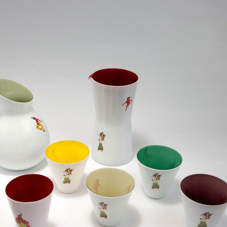 Bild 1 zu Objekt, Saftservice 'Nativi Americani', 1960er Jahre, Carlo, Murano Moretti, Moretti, Carlo, Murano, 116A 22