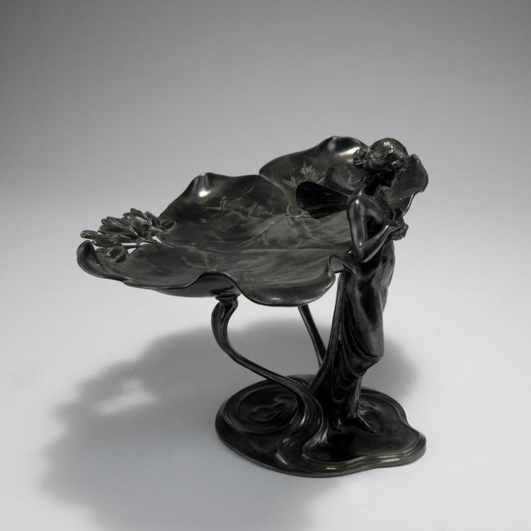 Bild 1 zu Objekt, 'Psyche' visiting card tray, c1900, WMF, Geislingen, 117A 597