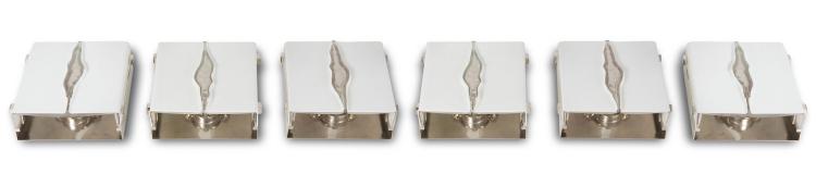 Hauptbild zu Objekt, Sechs Wandappliquen, um 1960, Venini & C., Murano (zugeschrieben), 116A 243