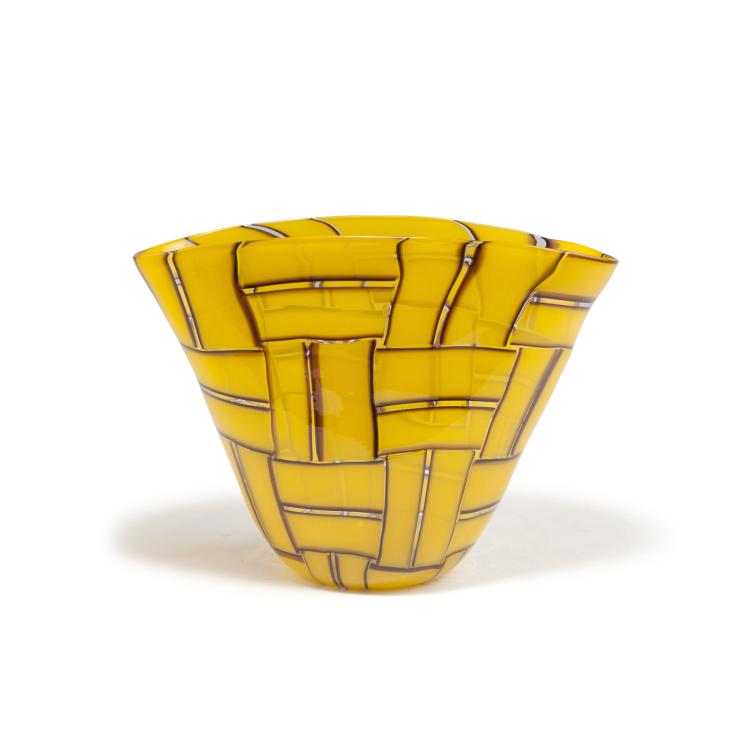 Hauptbild zu Objekt, 'Tessere ambra' vase, 1957, Ercole Barovier, Barovier & Toso, Murano, 116B 176