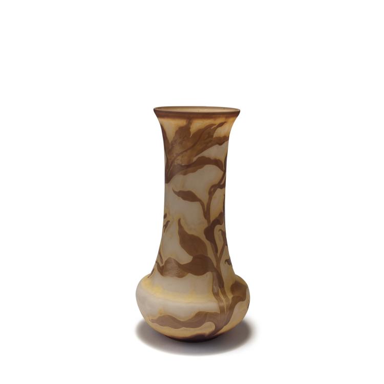 Hauptbild zu Objekt, Tall 'Lys tigr&eacute;' vase, 1900-04, Gall&eacute;, Emile, Nancy, 117A 136
