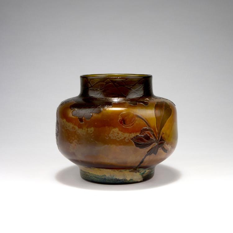 Bild 1 zu Objekt, Vase 'Helleborus', um 1900, Christian, D&eacute;sir&eacute;, Meisenthal, 117A 11