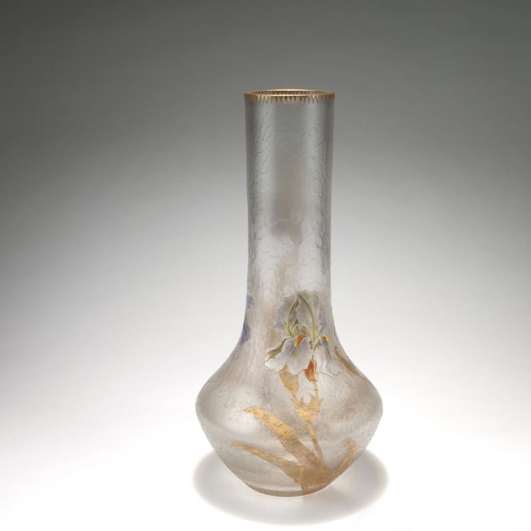 Bild 1 zu Objekt, Gro&szlig;e Vase 'Iris', um 1900, Legras & Cie., Saint-Denis, 117A 212