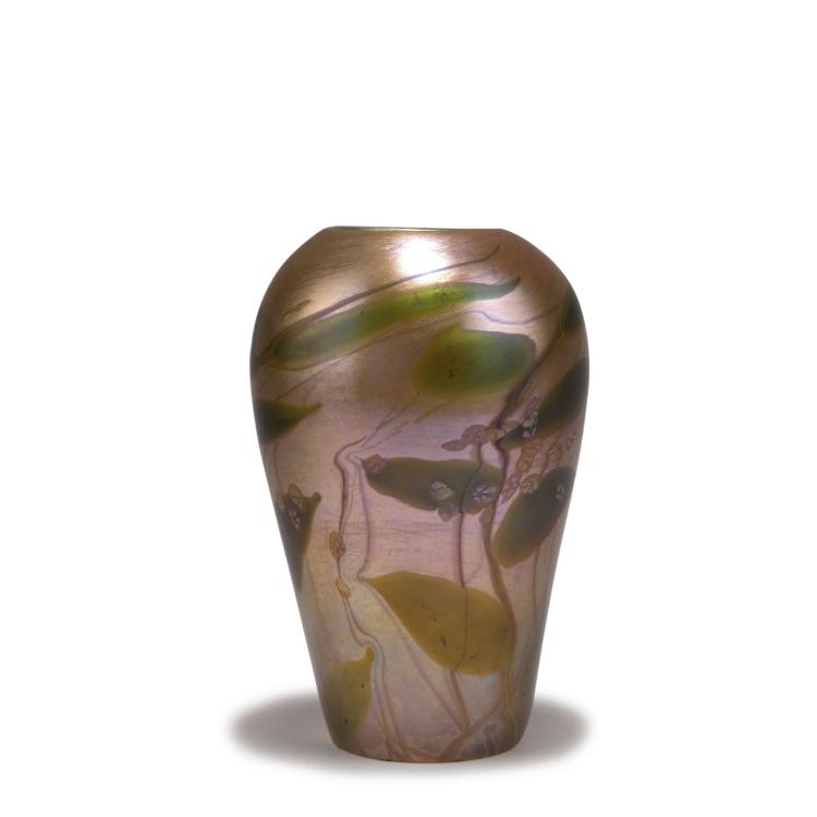 Hauptbild zu Objekt, Vase 'Leaves and Vine', 1912, Tiffany, L. C., New York, 117A 339