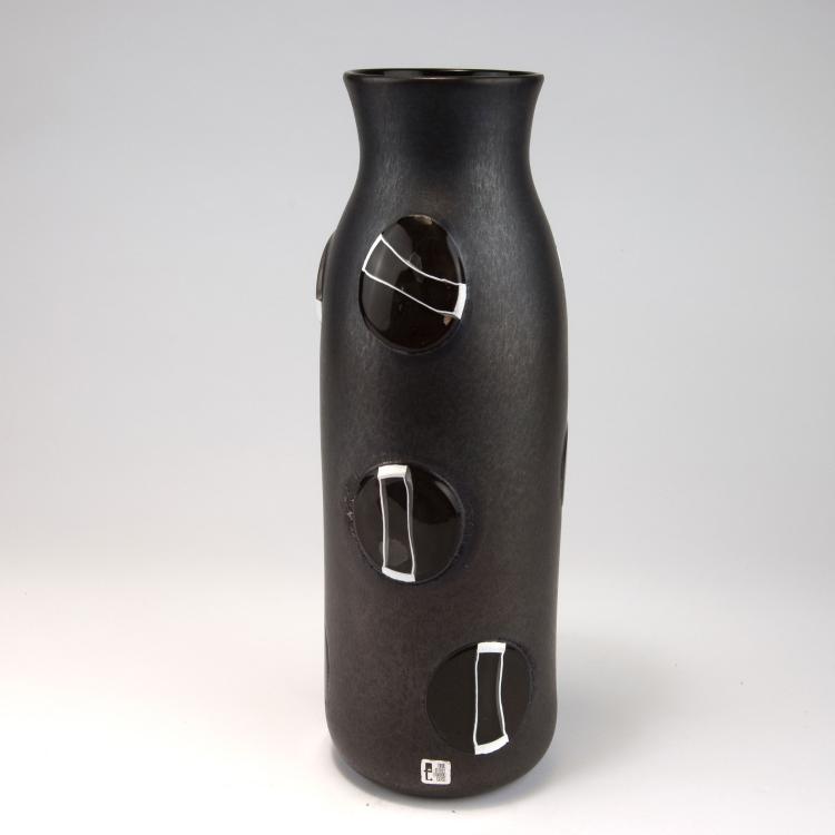 Bild 2 zu Objekt, 'Nerox murrine' vase, 1960s, Ermanno Toso, Toso, Fratelli, Murano, 119B 192