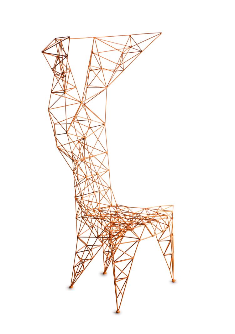Hauptbild zu Objekt, 'Pylon chair', 1991, Tom Dixon, Cappellini, Mailand, 116C 251