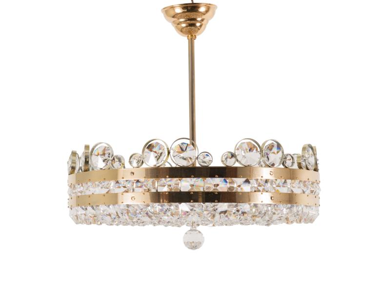 Hauptbild zu Objekt, Deckenleuchter, 1970er Jahre, Lobmeyr, J. & L., Wien (zugeschrieben), 116C 211