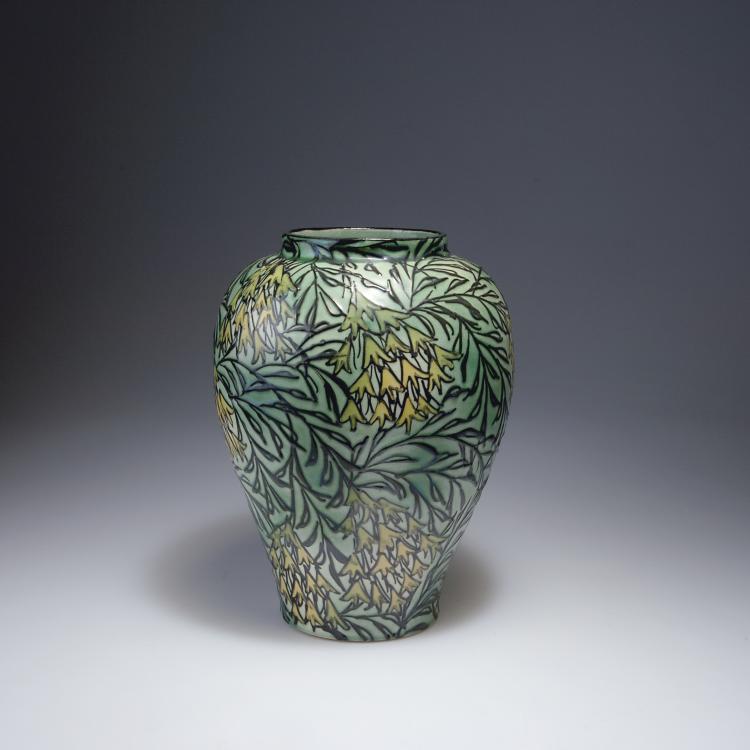 Hauptbild zu Objekt, 'Twigs' vase, 1921-23, Max Laeuger, Karlsruhe, Majolikamanufaktur, 117A 484