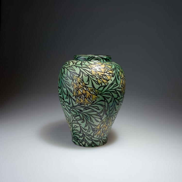 Bild 1 zu Objekt, 'Twigs' vase, 1921-23, Max Laeuger, Karlsruhe, Majolikamanufaktur, 117A 484