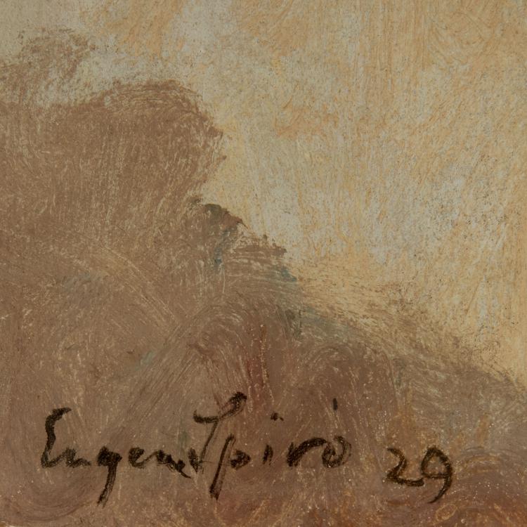 Bild 1 zu Objekt, 'Strand in der Bretagne', 1929 (Skizze), Eugene Spiro, 118B 17