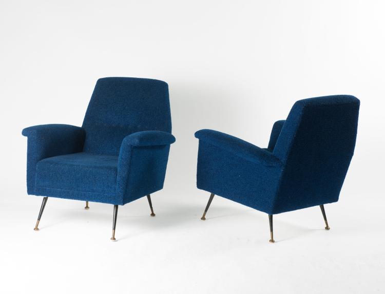 Bild 1 zu Objekt, Zwei Armlehnsessel, 1950er Jahre, Italien, 116A 86