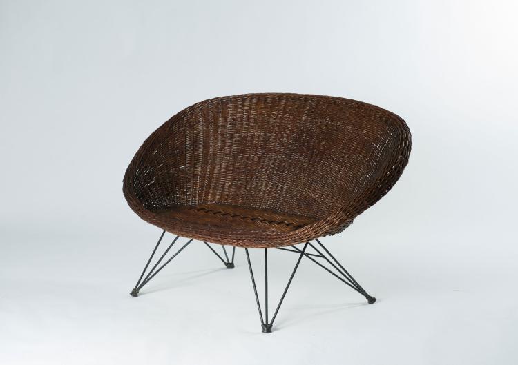 Bild 1 zu Objekt, Kleines Sofa, zwei Sessel, ein Beistelltisch, 1950er Jahre, Italien, 116A 88