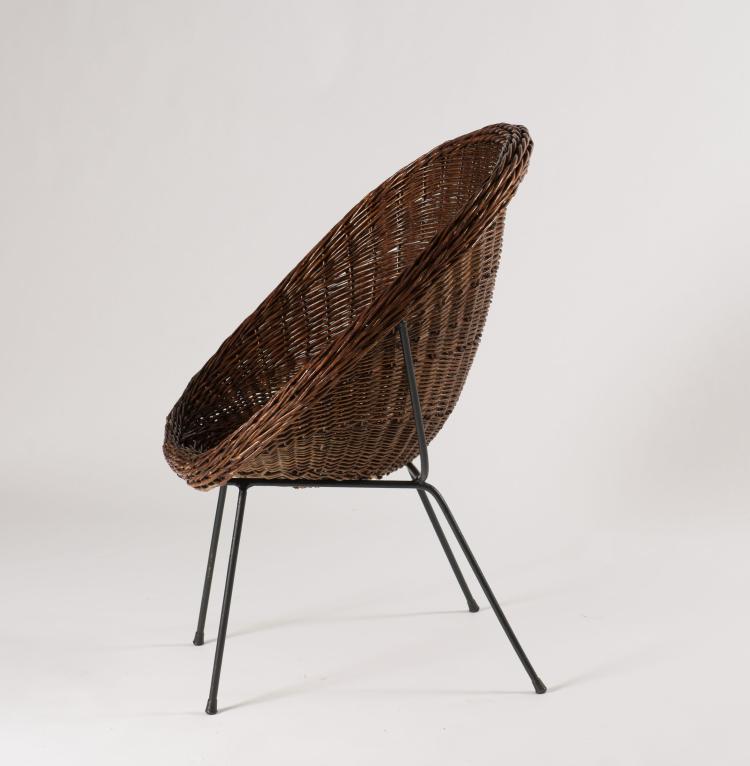 Bild 5 zu Objekt, Kleines Sofa, zwei Sessel, ein Beistelltisch, 1950er Jahre, Italien, 116A 88