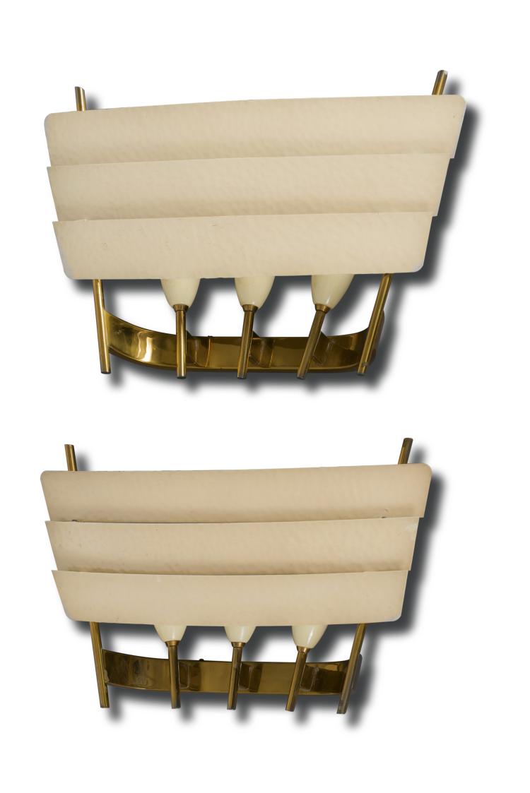 Hauptbild zu Objekt, Two sconces, c1955, Italien, 116A 226