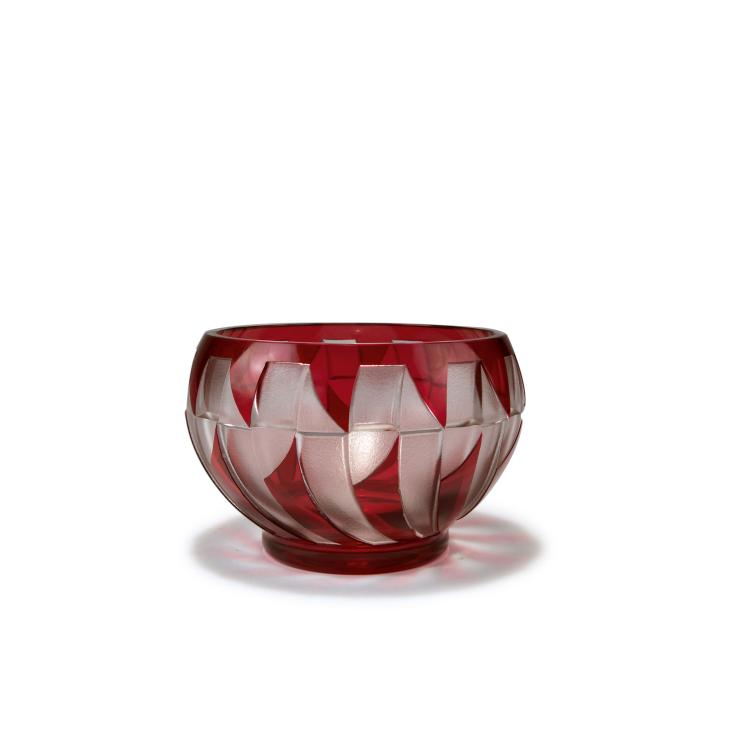 Hauptbild zu Objekt, Vase, 1930s, Val Saint Lambert, Cristallerie du, 117A 345