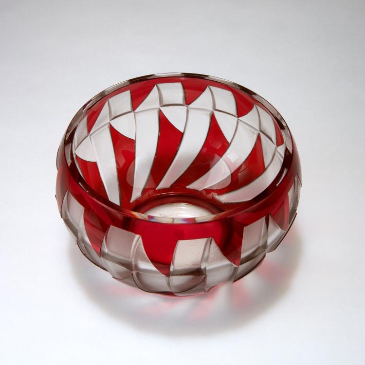 Bild 1 zu Objekt, Vase, 1930s, Val Saint Lambert, Cristallerie du, 117A 345