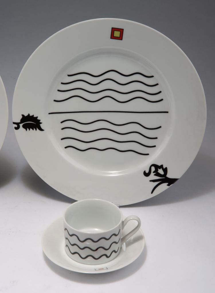 Bild 1 zu Objekt, Zwei Gedecke 'Medici', 1985, Ettore Sottsass, Swid Powell, New York, 116A 28