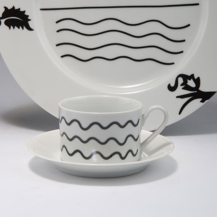 Bild 2 zu Objekt, Zwei Gedecke 'Medici', 1985, Ettore Sottsass, Swid Powell, New York, 116A 28