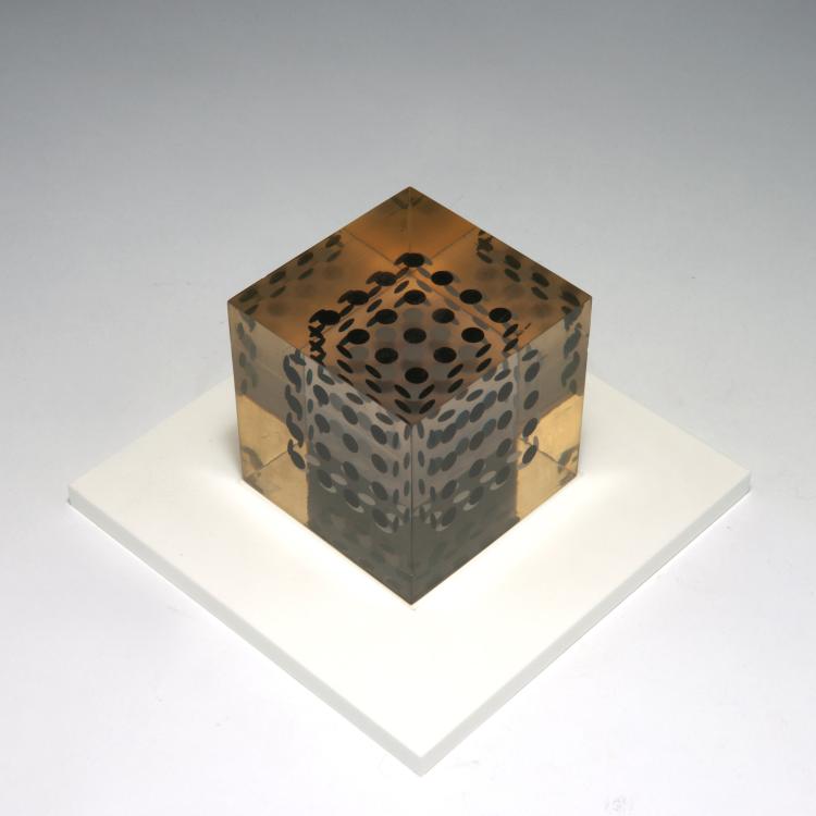 Bild 1 zu Objekt, W&uuml;rfel 'Cubo', 1959-63, Enzo Mari, Danese, Mailand, 116A 115