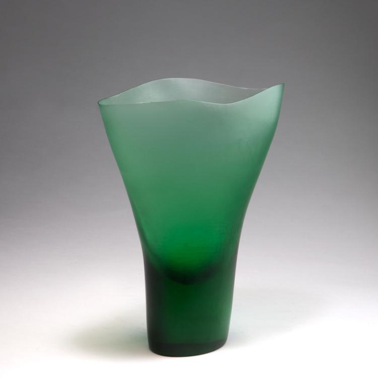 Bild 1 zu Objekt, Tall 'Battuto' vase, c1957, Tobia Scarpa, Venini & C., Murano, 116B 136