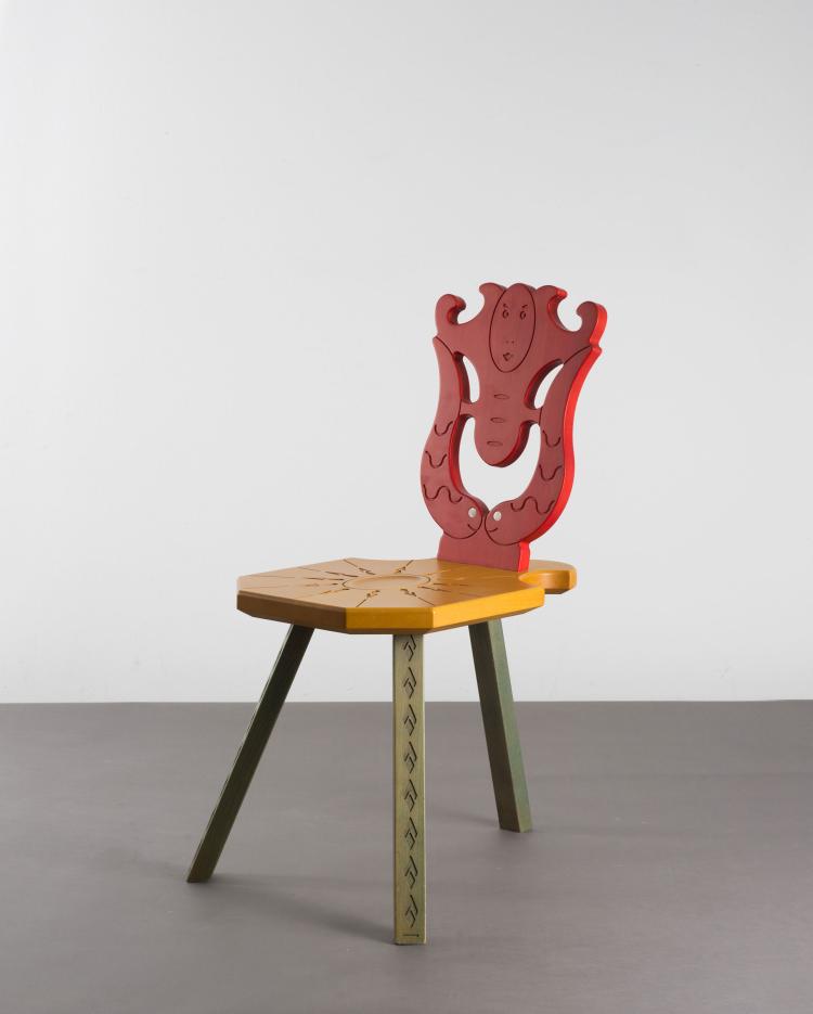 Bild 1 zu Objekt, Stuhl 'Sedile del Museo Bagatti Valsecchi', 1996, Mastrangelo, Osvaldo, Mailand, 116A 340