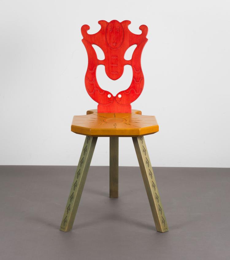 Bild 5 zu Objekt, Stuhl 'Sedile del Museo Bagatti Valsecchi', 1996, Mastrangelo, Osvaldo, Mailand, 116A 340