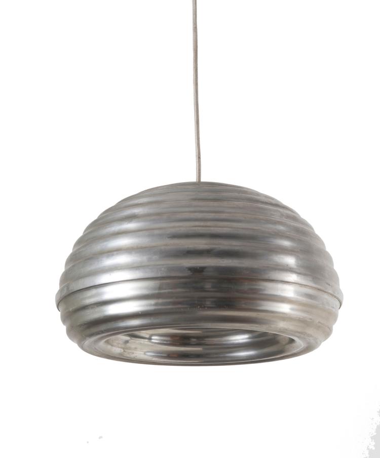 Hauptbild zu Objekt, Deckenleuchte 'Spl&uuml;genbr&auml;u', 1960, Achille Castiglioni, Flos, Brescia, 116A 117