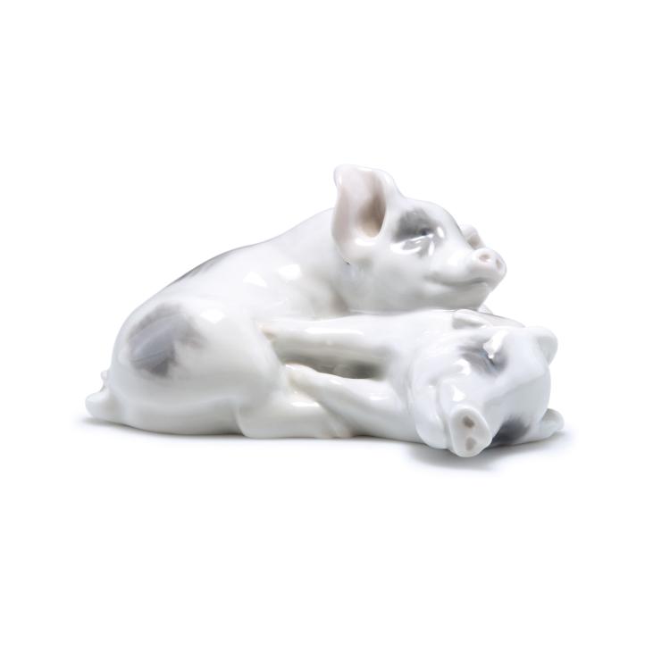 Hauptbild zu Objekt, Piglets, 1920s, Kopenhagen, KPM, 117A 405