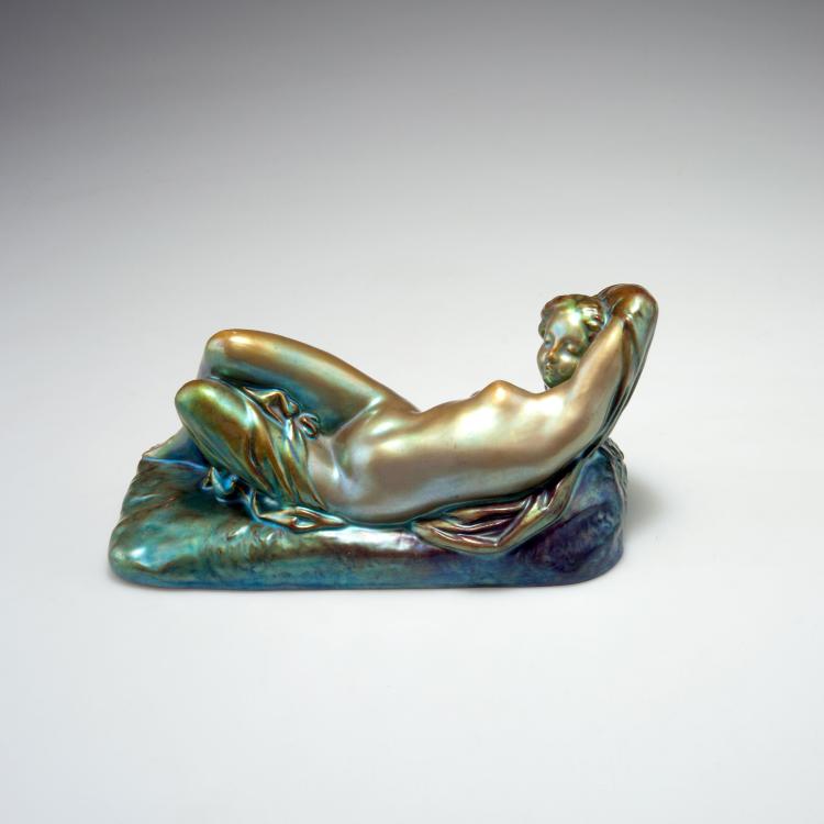 Bild 2 zu Objekt, Reclining nude, prior to 1918, Zsolnay, Vilmos, P&eacute;cs, 117A 472