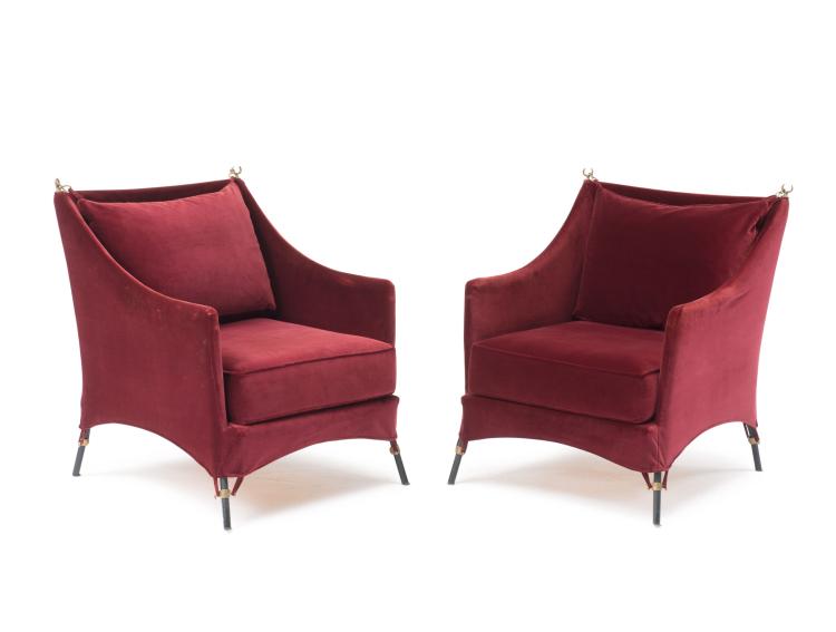 Hauptbild zu Objekt, Zwei Sessel 'Jour et Nuit', 1991, BGH, Paris, 116C 248