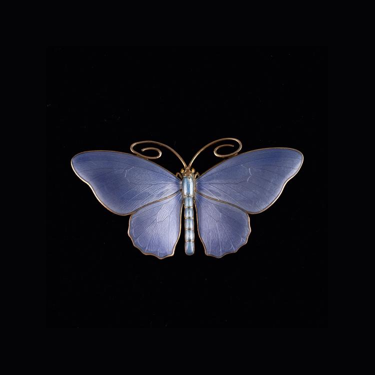 Hauptbild zu Objekt, 'Butterfly' brooch, c1920, Hammer, Marius, Bergen, 117A 711