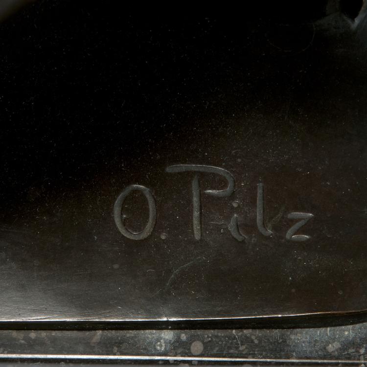 Bild 1 zu Objekt, 'Bear and female figure', 1911, Otto Pilz, Milde & Co., Dresden, 117A 645