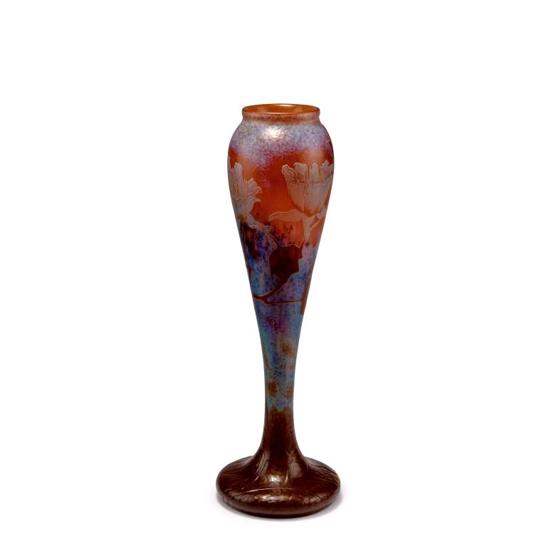 Hauptbild zu Objekt, Gro&szlig;e Intercalaire-Vase mit Martel&eacute;schliff, Modell f&uuml;r die Pariser Weltausstellung, 1900, Henri Berg&eacute;, Daum Fr&egrave;res, Nancy, 117A 29