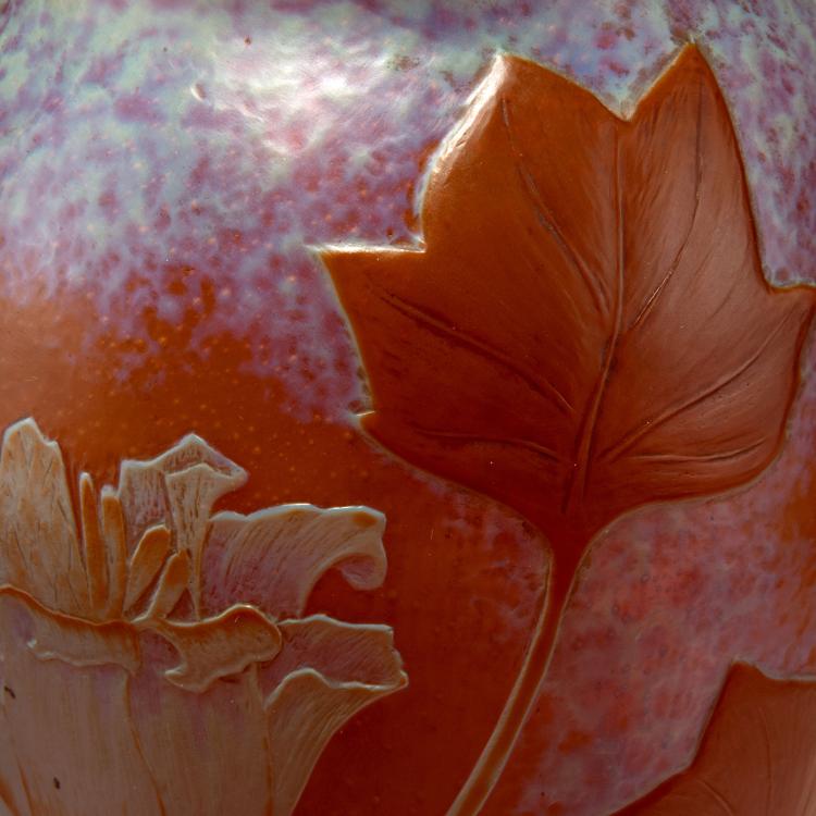 Bild 3 zu Objekt, Gro&szlig;e Intercalaire-Vase mit Martel&eacute;schliff, Modell f&uuml;r die Pariser Weltausstellung, 1900, Henri Berg&eacute;, Daum Fr&egrave;res, Nancy, 117A 29