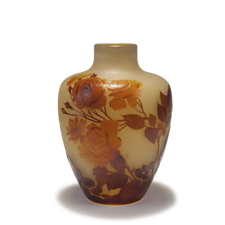 Hauptbild zu Objekt, 'Roses' vase, 1920s, Gall&eacute;, Emile, Nancy, 117A 188