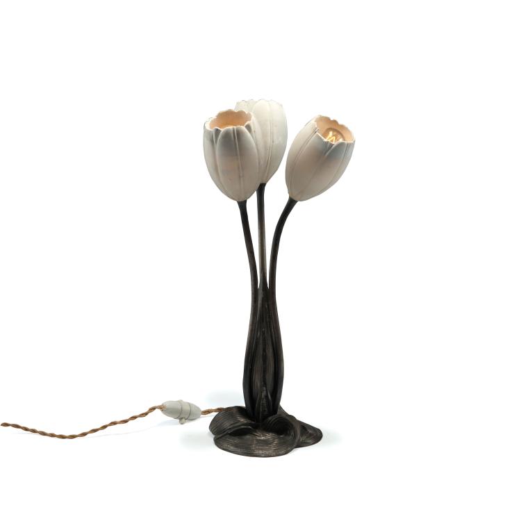 Hauptbild zu Objekt, 'Tulipes' table light, 1925, Albert Cheuret, Cheuret, Albert, Paris, 117A 527
