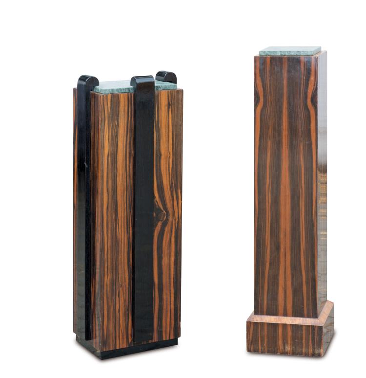 Hauptbild zu Objekt, Zwei Blumens&auml;ulen, um 1930 , Frankreich, 117A 733