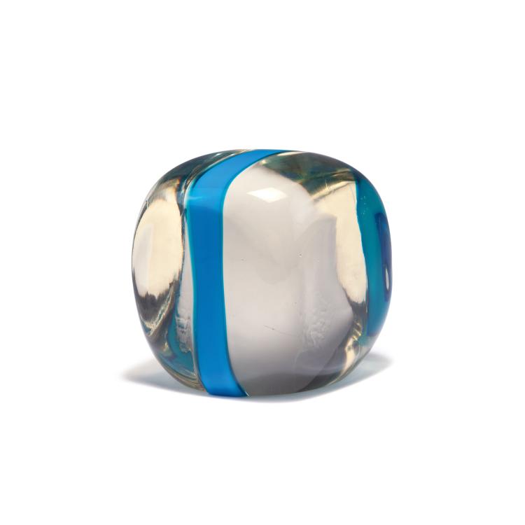 Hauptbild zu Objekt, Paperweight for Pierre Cardin, c1968-70, Ludovico Diaz de Santillana, Venini & C., Murano; Cardin, Pierre, 116B 154